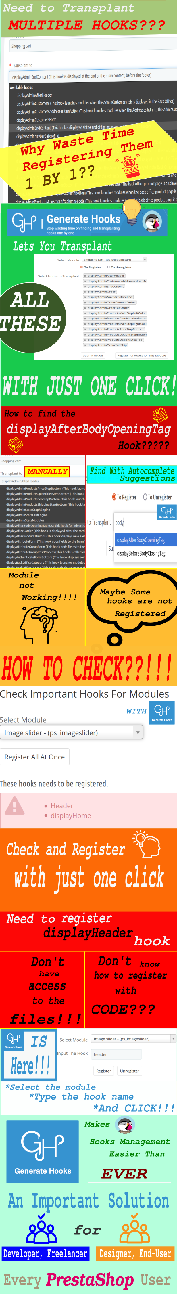 Generate Hooks for PrestaShop - 1