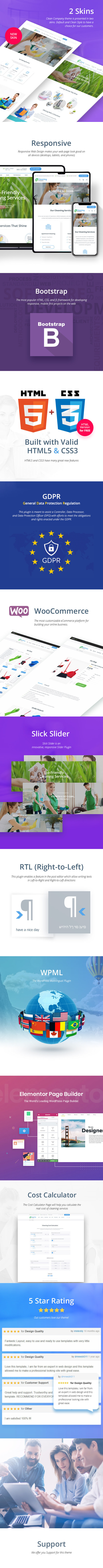 Cleaning Services WordPress Theme + RTL - 2