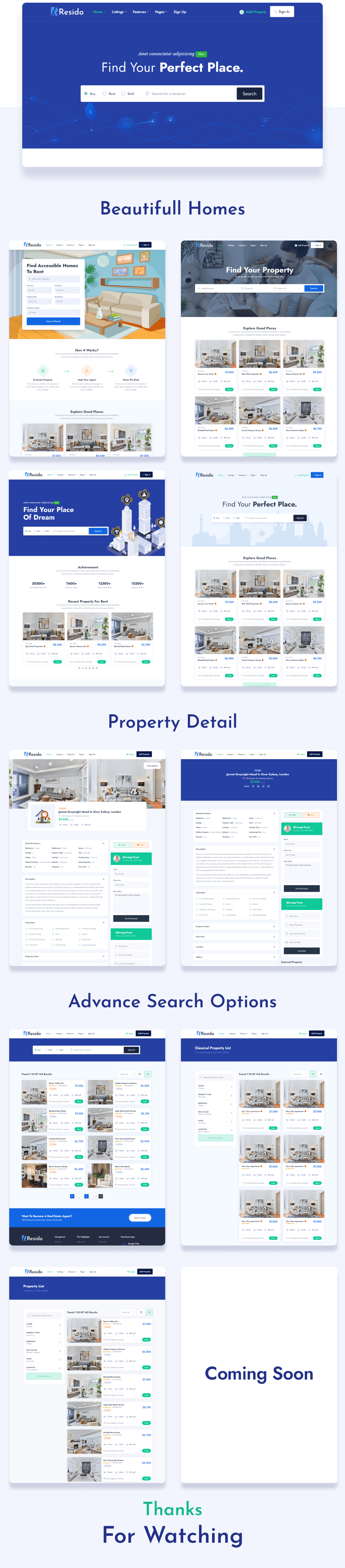 Resido – Real Estate WordPress Theme